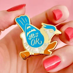 Erstwilder It'S Ok To Feel Blue Enamel Pin^ Enamel Pins