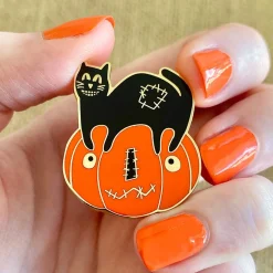 Erstwilder Jack & The Cat Enamel Pin^ Enamel Pins