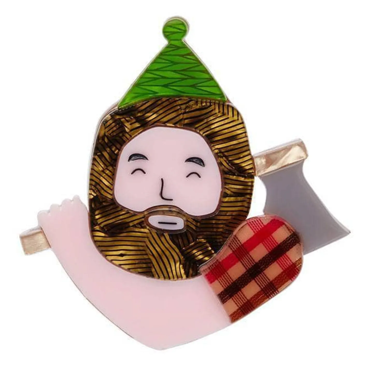 Erstwilder Jack Lumber Brooch^ Brooches
