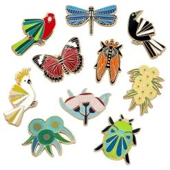 Erstwilder Jocelyn Proust Enamel Pin Pack - 10 Piece^ Enamel Pins