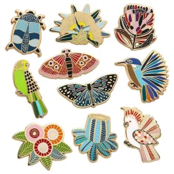 Erstwilder Jocelyn Proust Enamel Pin Pack - 10 Piece^ Enamel Pins