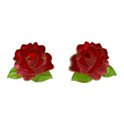 Erstwilder Juliet'S Blooms Rose Earrings^ Earrings