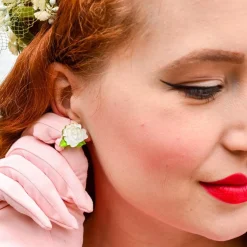 Erstwilder Juliet'S Blooms Rose Earrings^ Earrings