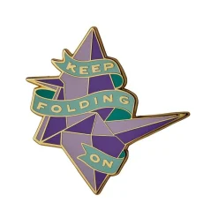 Erstwilder Keep Folding On Enamel Pin^ Enamel Pins