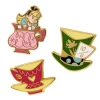 Erstwilder Kitchy Witch Alice'S Wonderland Teaparty Pin Pack - 3 Piece^ Enamel Pins