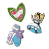 Erstwilder Kitchy Witch Alice'S Wonderland Falling Alice Pin Pack - 3 Piece^ Enamel Pins