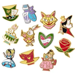 Erstwilder Kitchy Witch Alice'S Wonderland Complete Pin Pack - 11 Piece^ Enamel Pins