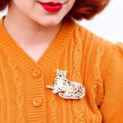 Erstwilder Klimt The Cat Brooch^ Brooches