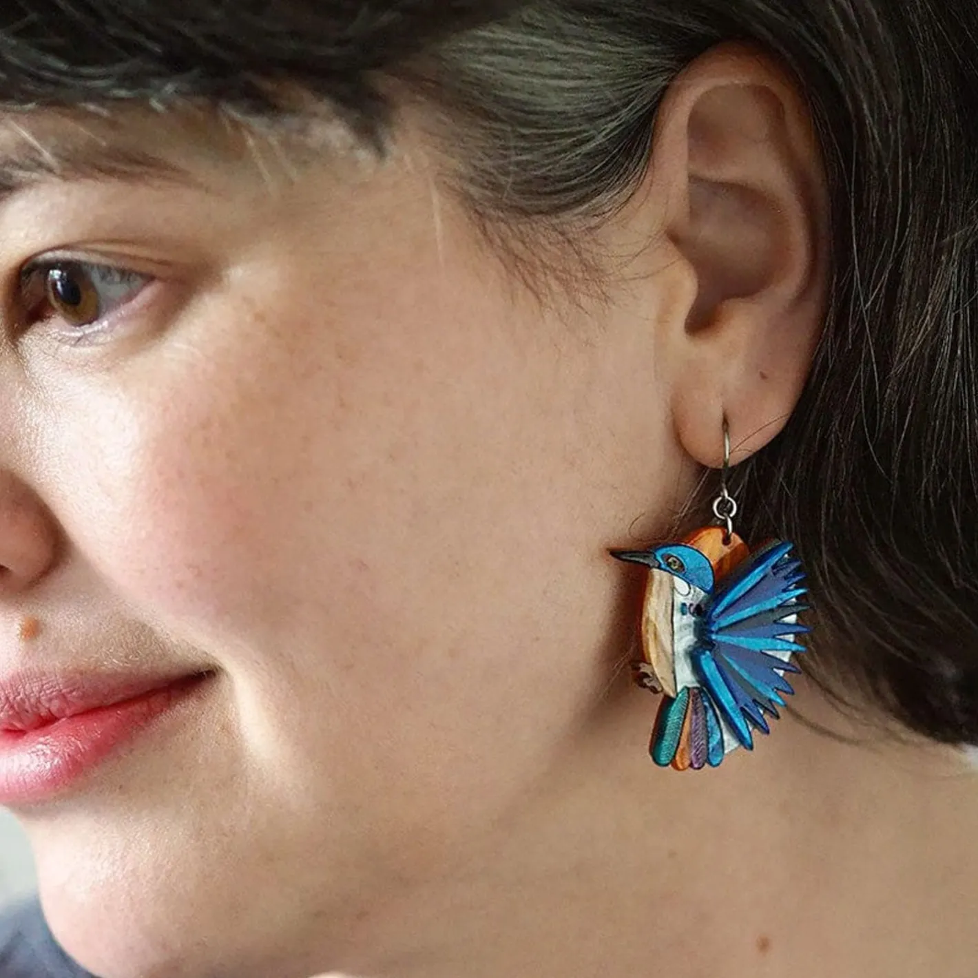 Erstwilder Kyrie Kingfisher Drop Earrings^ Earrings