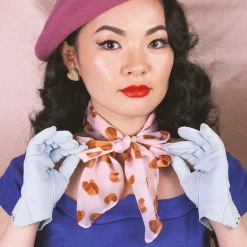 Erstwilder La Croissant Head Scarf - Pink^ Scarves