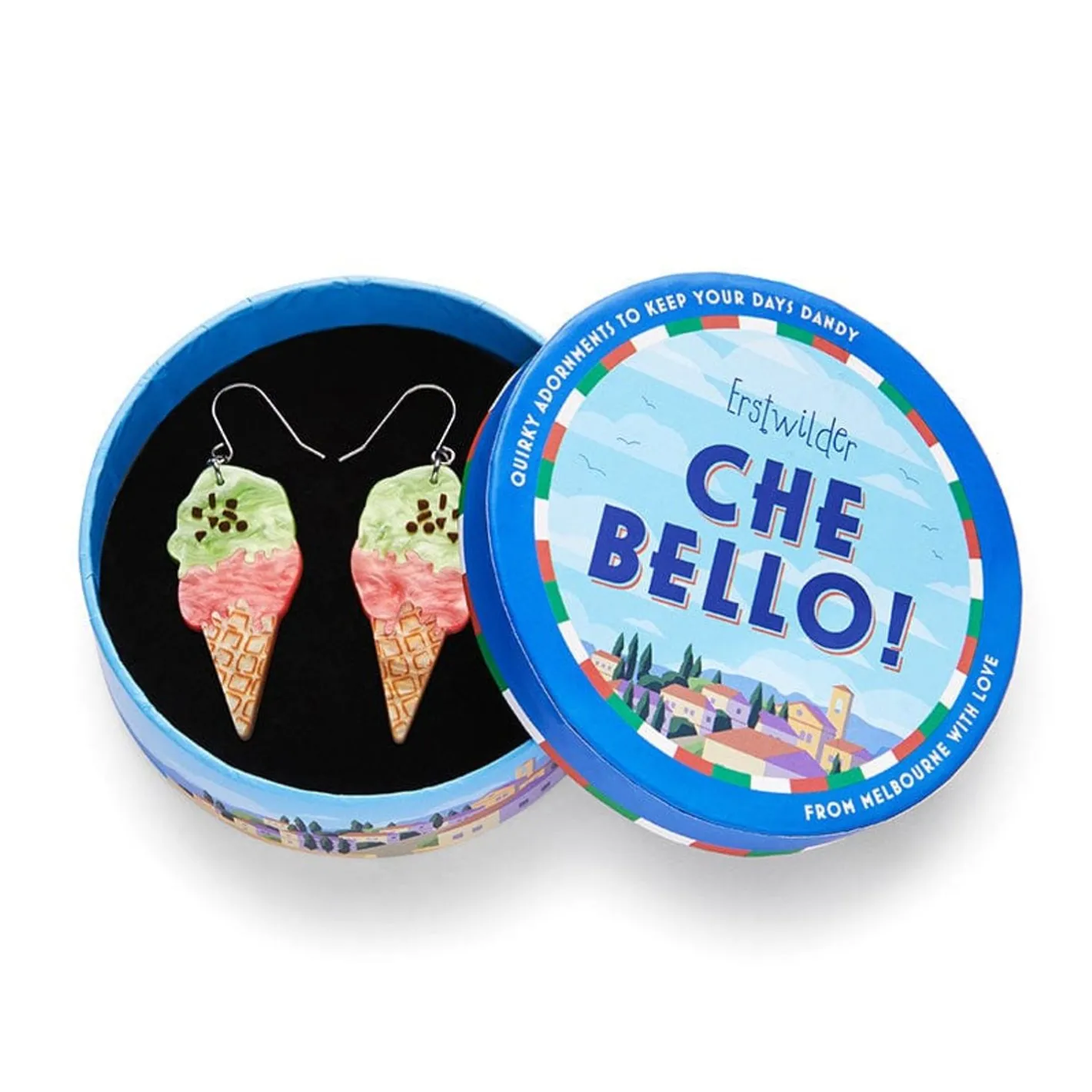 Erstwilder La Dolce Vita Gelato Drop Earrings^ Earrings