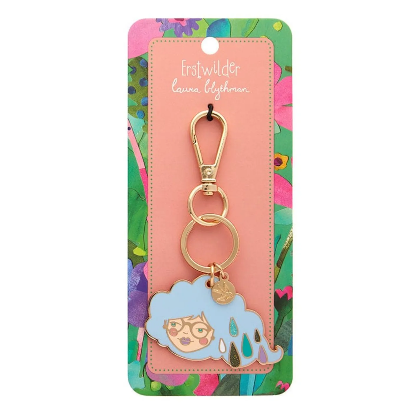 Erstwilder Lainey The Rainy Enamel Key Ring^ Enamel Key Rings