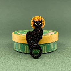 Erstwilder Le Chat Noir Brooch^ Brooches