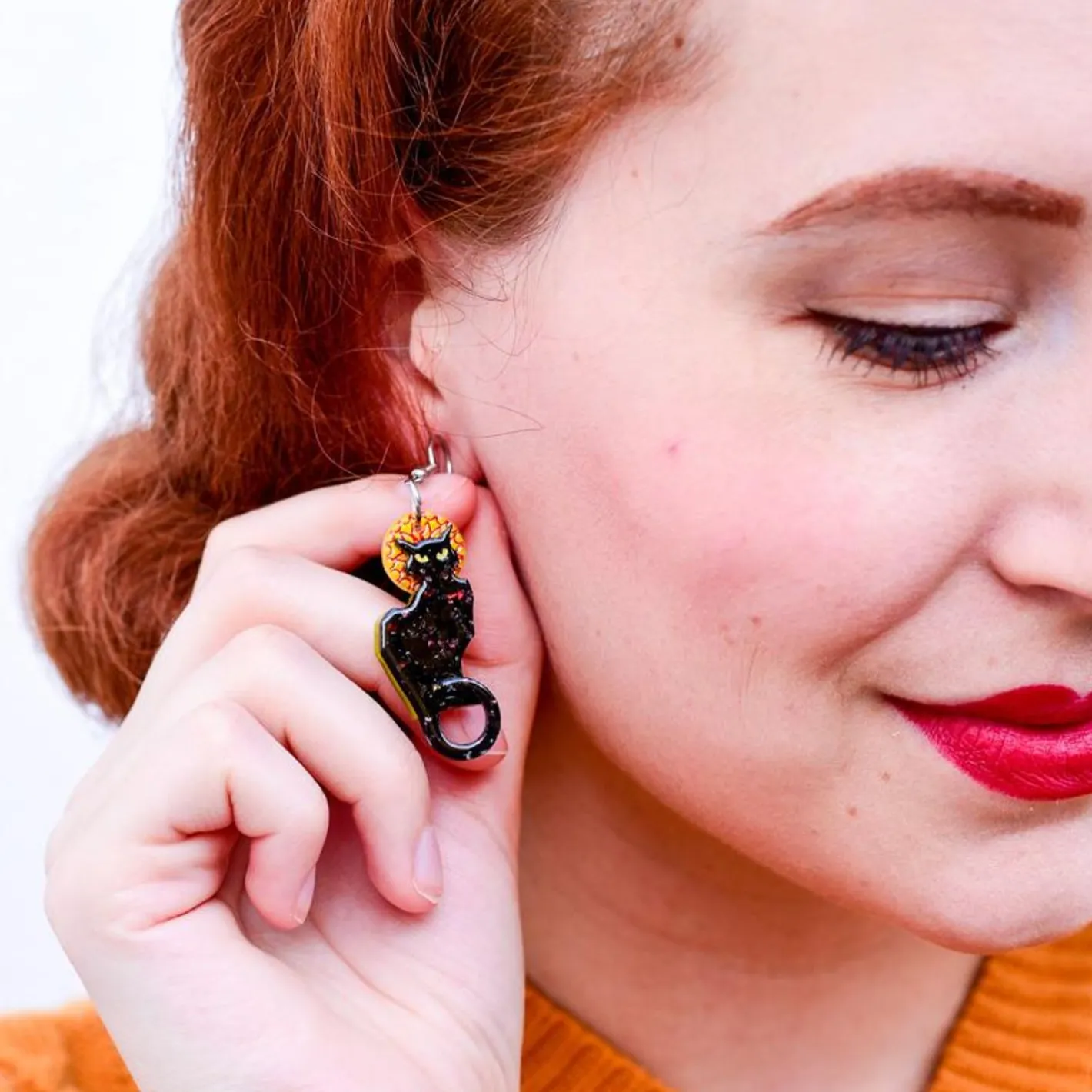 Erstwilder Le Chat Noir Earrings^ Earrings