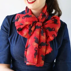 Erstwilder Le Chat Noir Large Neck Scarf^ Scarves