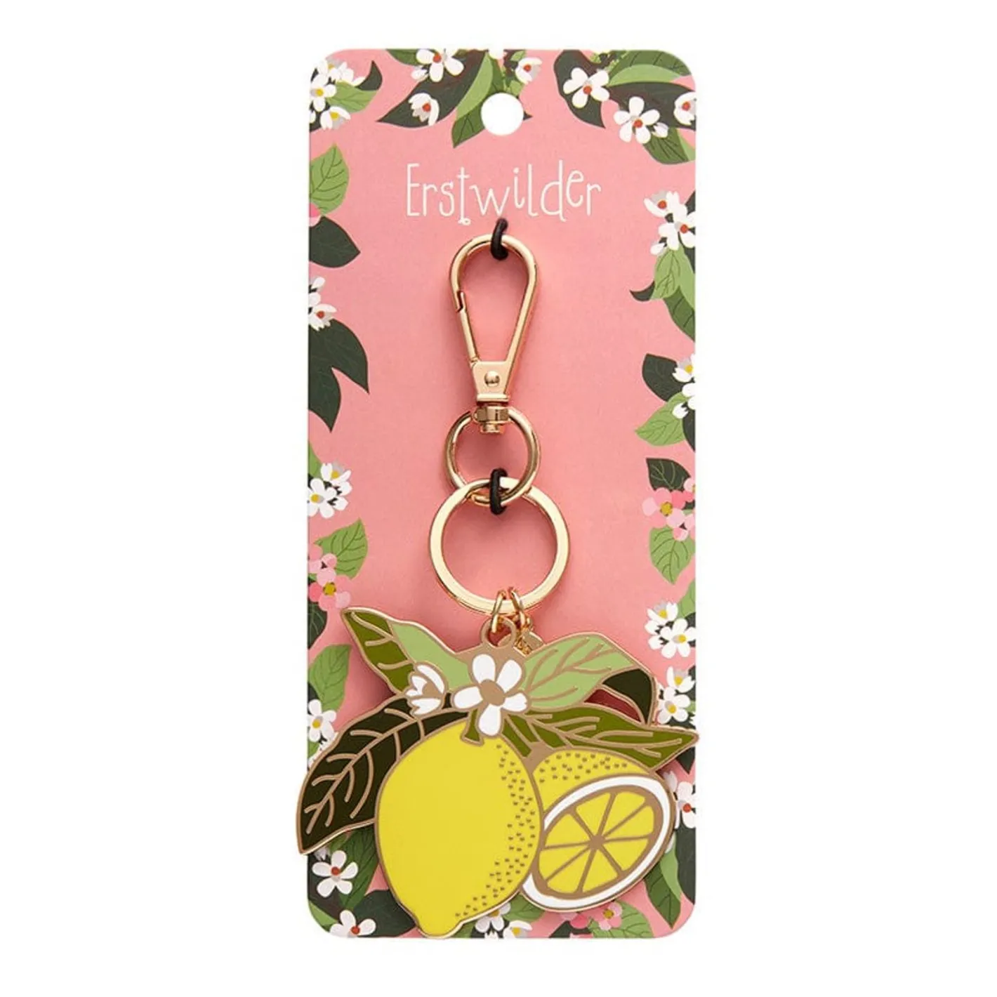 Erstwilder Lemon Drop Enamel Key Ring^ Enamel Key Rings