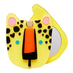 Erstwilder Leo The Leopard Mirror Compact^ Mirror Compacts