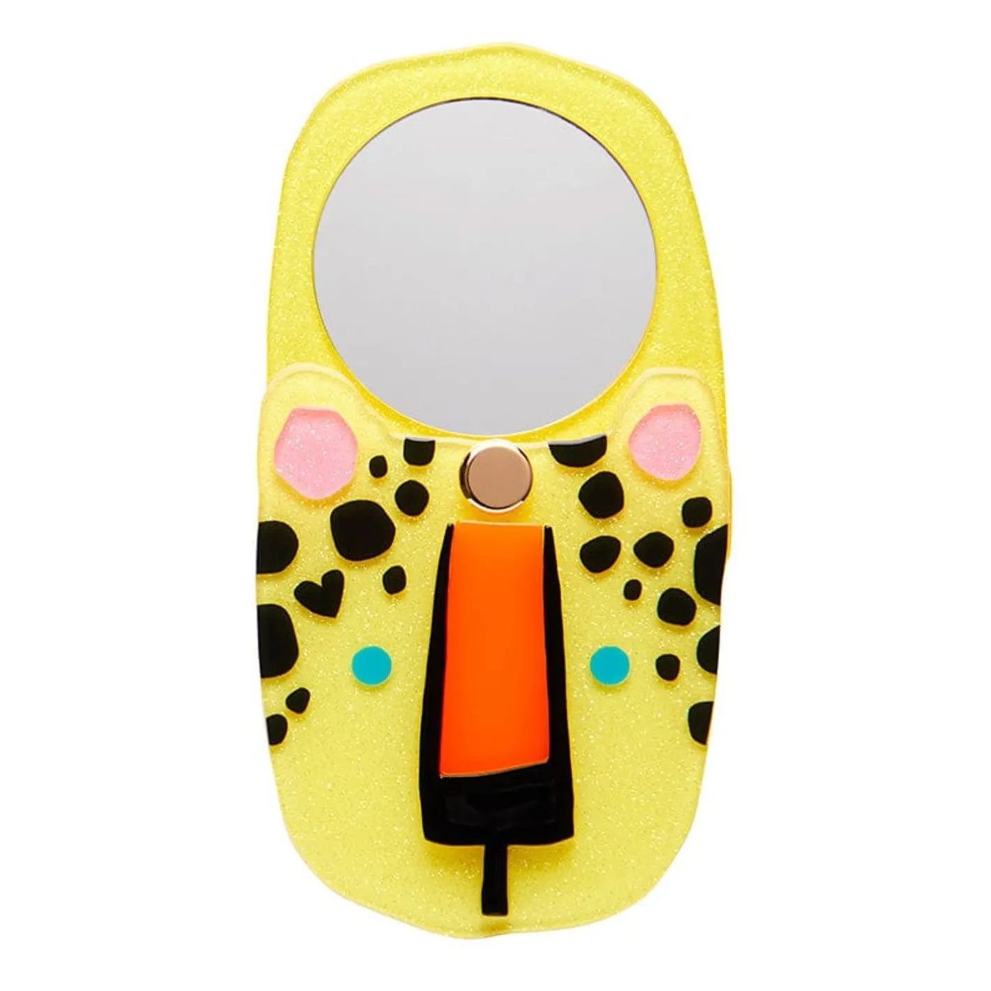 Erstwilder Leo The Leopard Mirror Compact^ Mirror Compacts