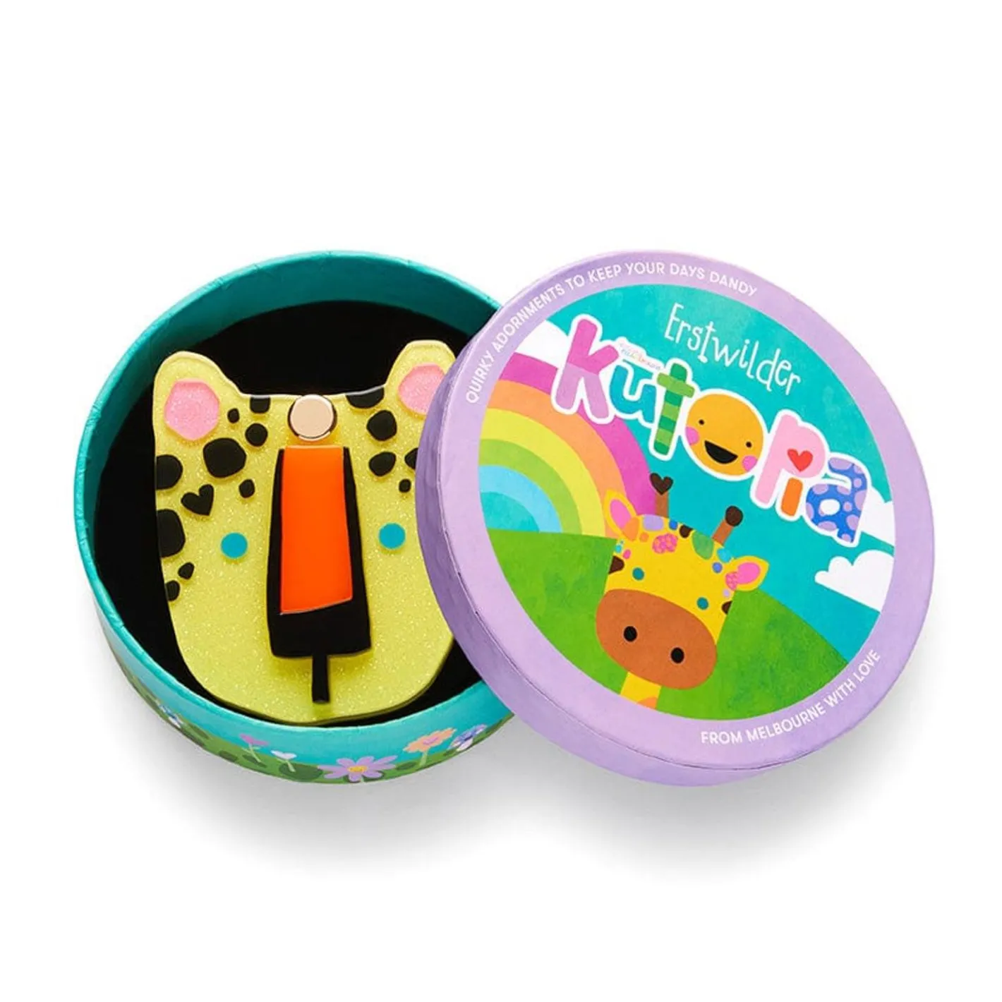 Erstwilder Leo The Leopard Mirror Compact^ Mirror Compacts