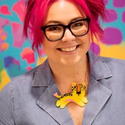 Erstwilder Leo The Leopard Necklace^ Necklaces
