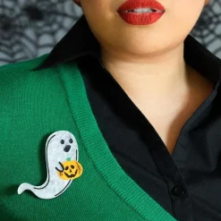 Erstwilder Lil Boo Ghost Brooch^ Brooches