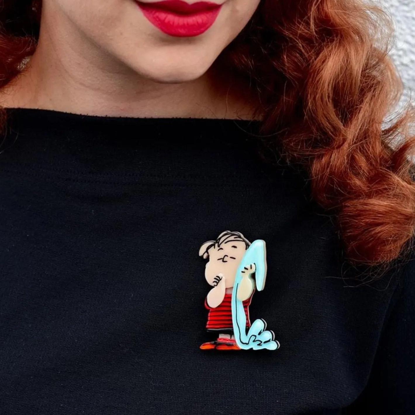 Erstwilder Linus Van Pelt Brooch^ Brooches