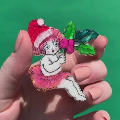 Erstwilder Little Ragged Christmas Blossom Brooch^ Brooches