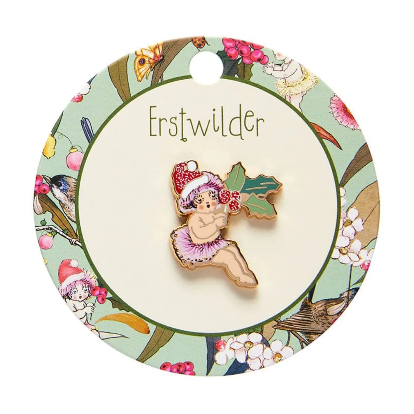 Erstwilder Little Ragged Christmas Blossom Enamel Pin^ Enamel Pins