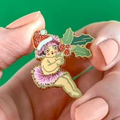 Erstwilder Little Ragged Christmas Blossom Enamel Pin^ Enamel Pins