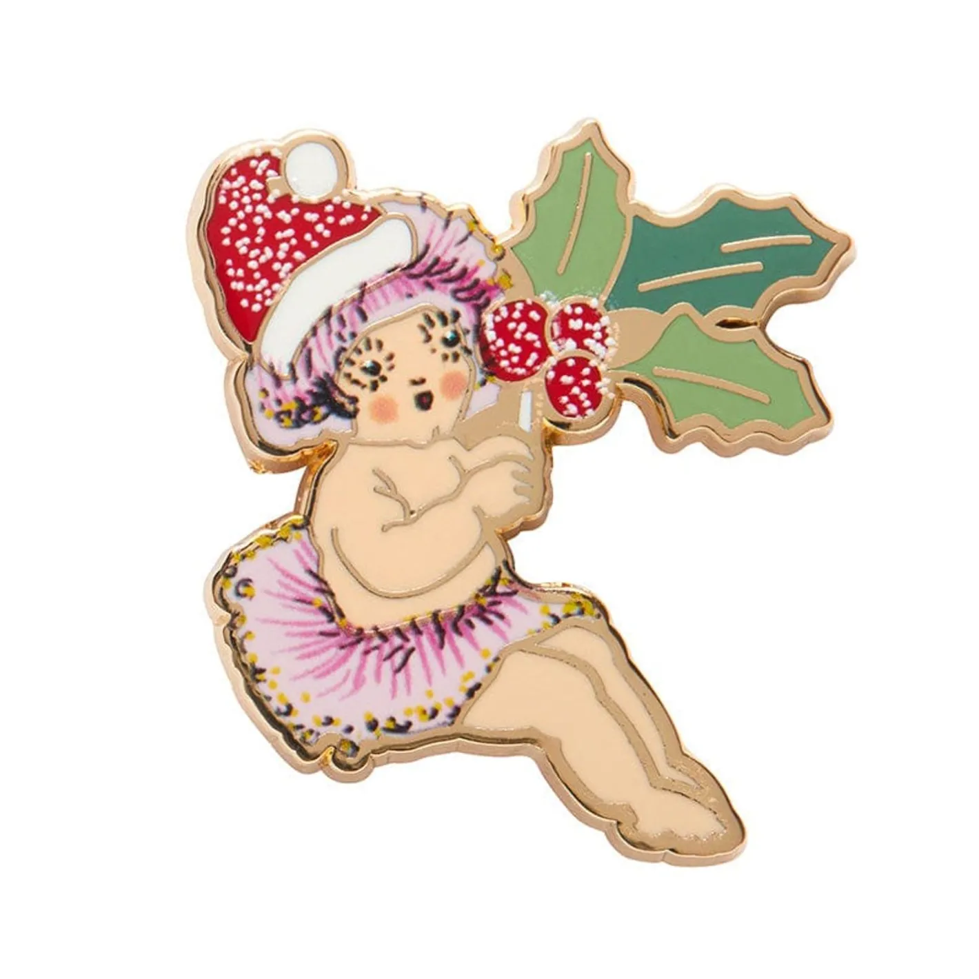 Erstwilder Little Ragged Christmas Blossom Enamel Pin^ Enamel Pins