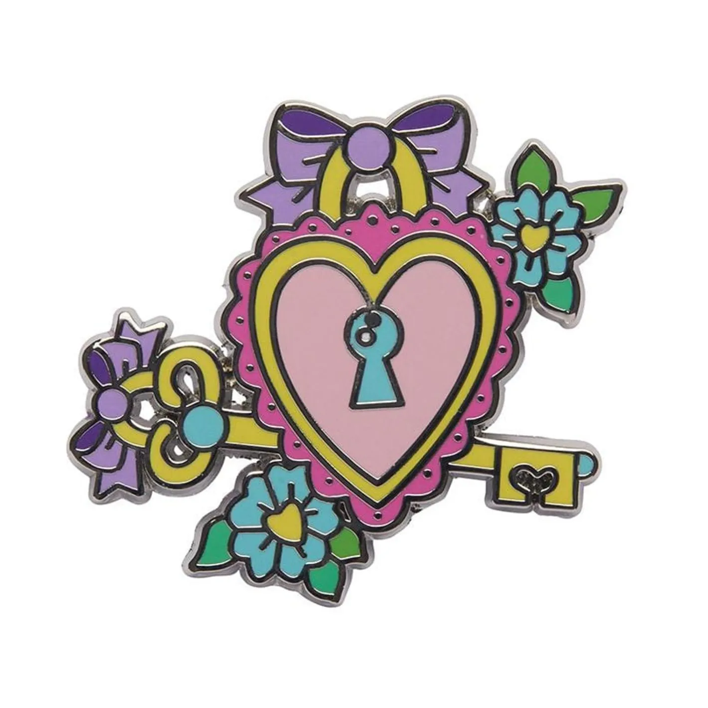 Erstwilder Lock And Key Enamel Pin^ Enamel Pins