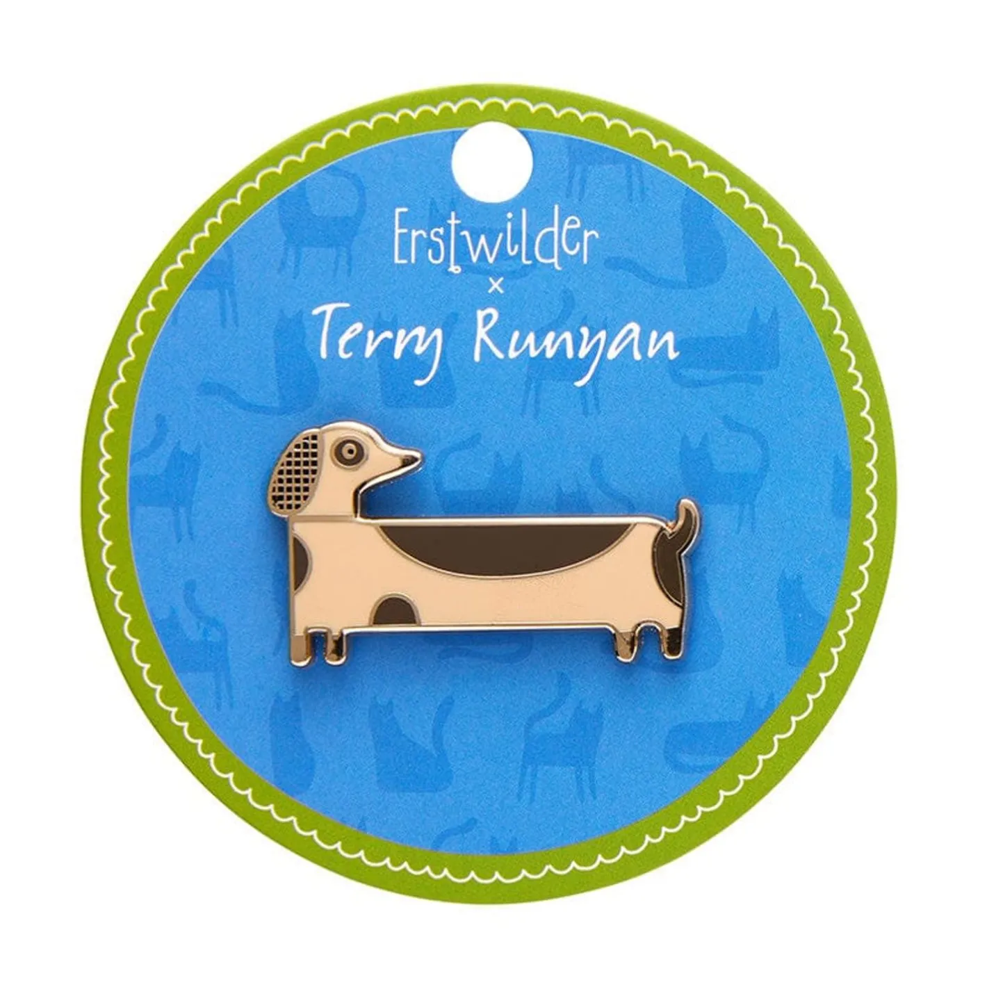 Erstwilder Long Dog Enamel Pin^ Enamel Pins
