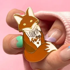 Erstwilder Lookin' Foxy Enamel Pin^ Enamel Pins