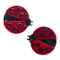 Erstwilder Lou-Lou Ladybug Hair Clips Set - 2 Piece^ Hair Clips & Claws