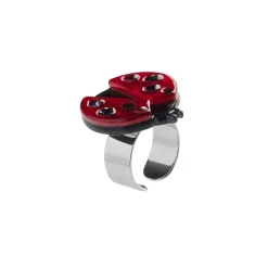 Erstwilder Lou-Lou Ladybug Statement Ring^ Rings