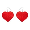 Erstwilder Love Heart Mirror Drop Earrings - Red^ Essential Earrings