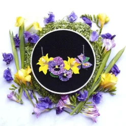 Erstwilder Love-In-Idleness Flower Necklace (Small)^ Necklaces
