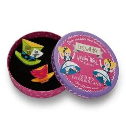 Erstwilder Mad Hatter'S Tea Party Double Brooch^ Brooches