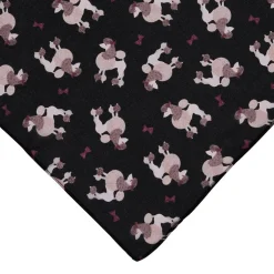 Erstwilder Madame Caniche Head Scarf - Black^ Scarves