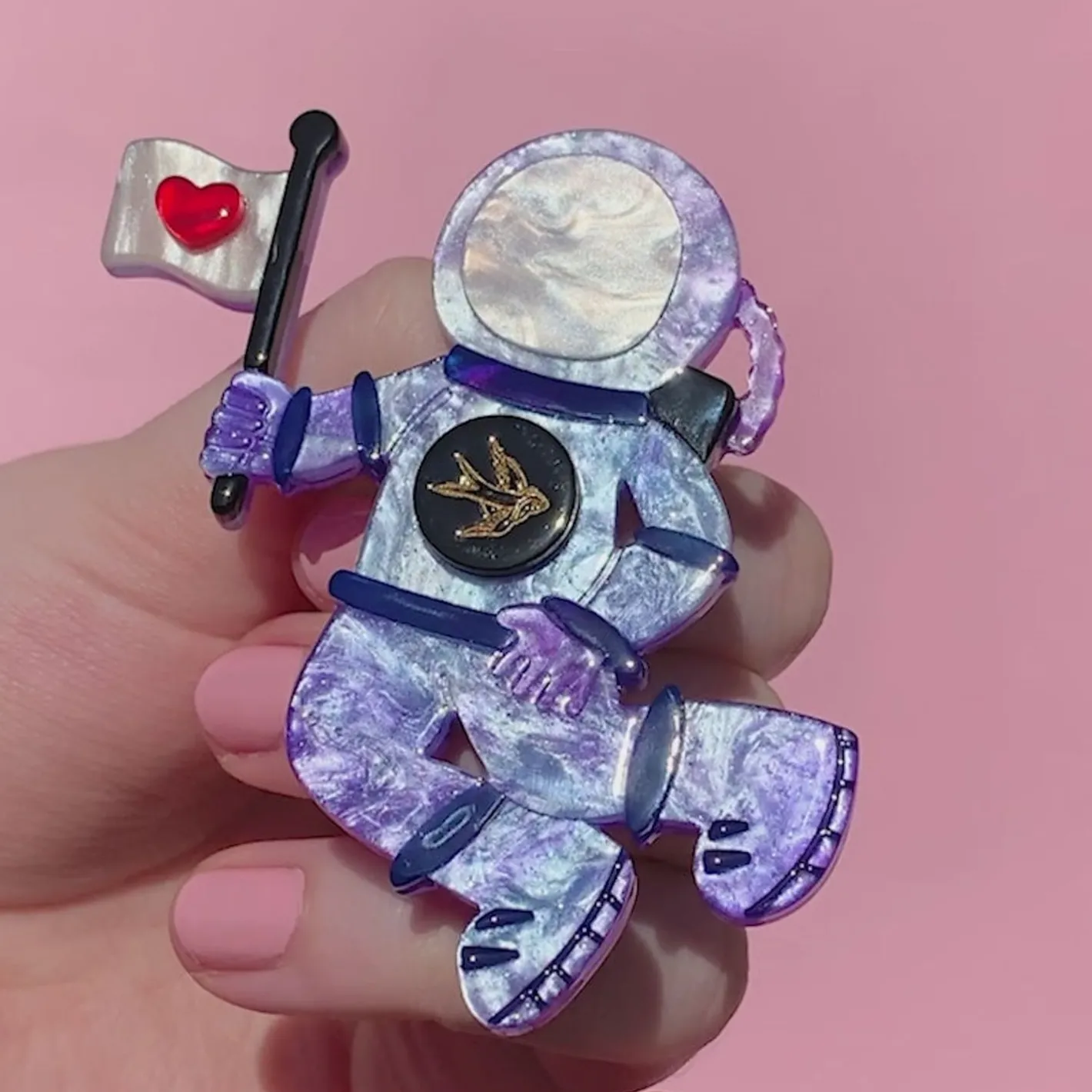 Erstwilder Major Tom Brooch^ Brooches