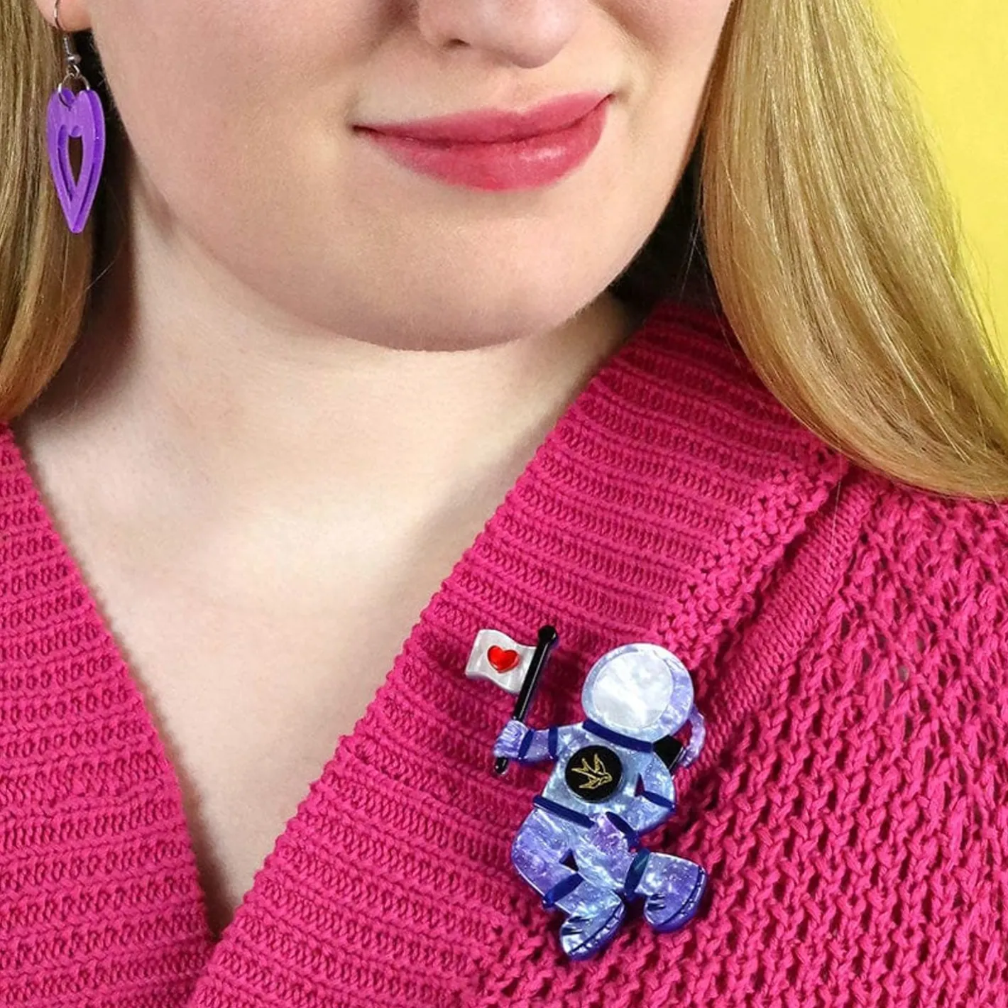 Erstwilder Major Tom Brooch^ Brooches