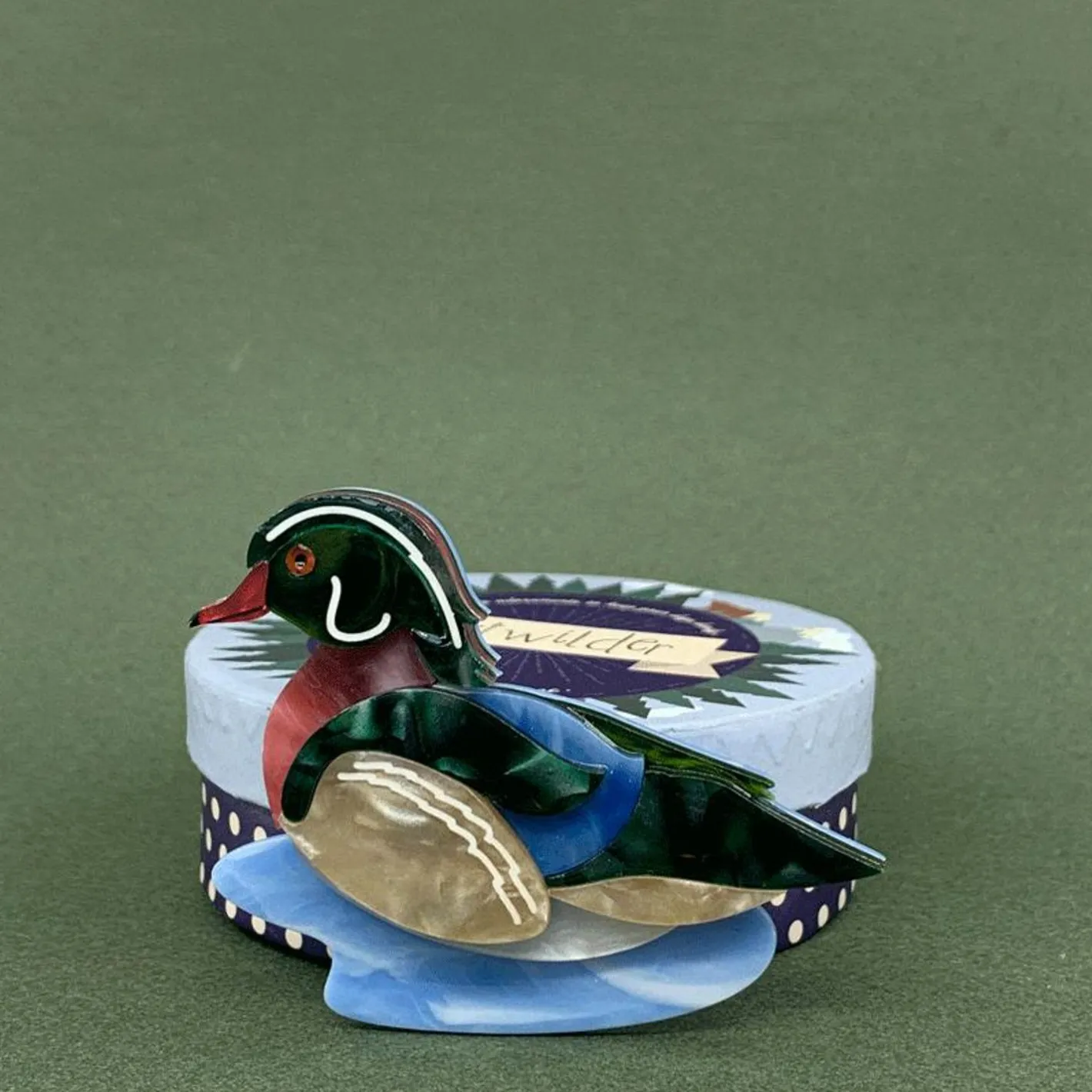 Erstwilder Mallard Ballard Brooch^ Brooches