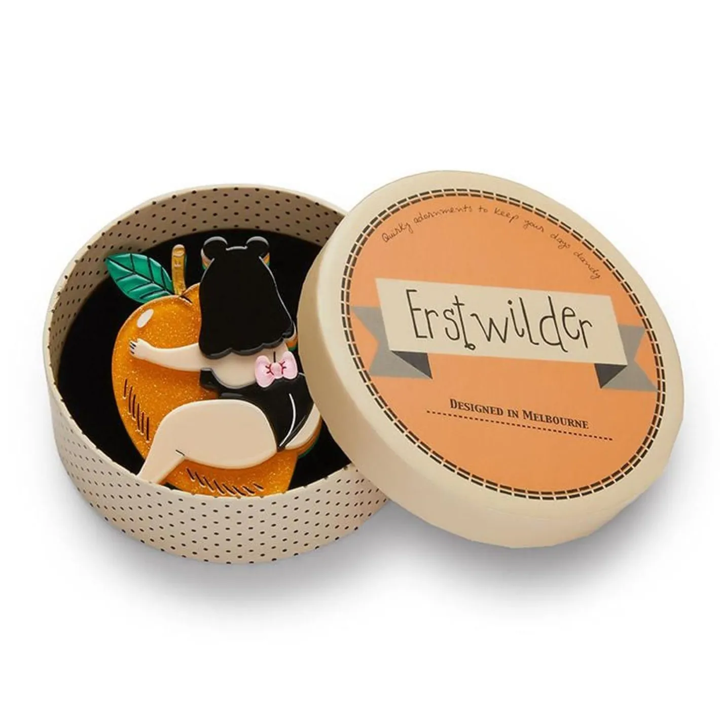 Erstwilder Mango Hug Brooch^ Brooches