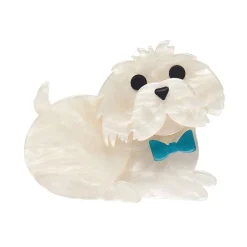 Erstwilder Marc The Maltese Mini Brooch^ Brooches