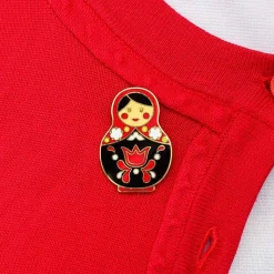Erstwilder Matryoshka Memories Large Enamel Pin^ Enamel Pins