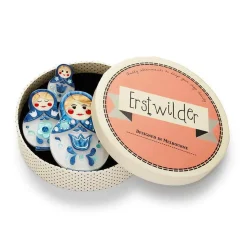 Erstwilder Matryoshka Memories Toy Brooch Set^ Brooches