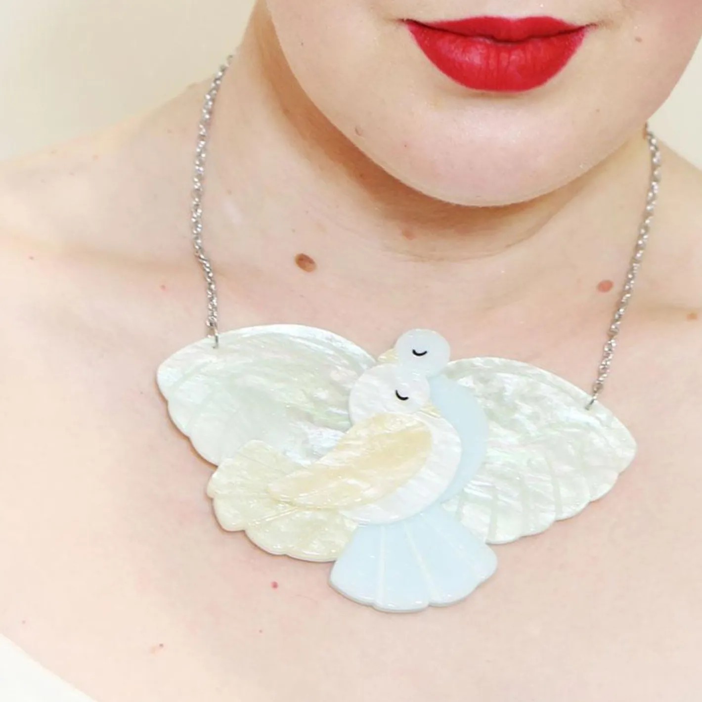 Erstwilder Mes Columbes Doves Necklace^ Necklaces