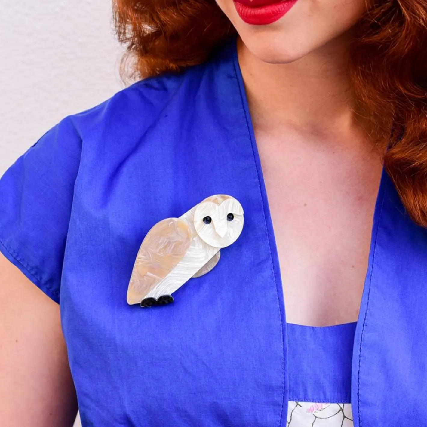 Erstwilder Miah Masked Owl Brooch^ Brooches
