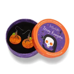 Erstwilder Midnight Magic Pumpkin Drop Earrings^ Earrings