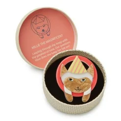Erstwilder Millie The Magnificent Cat Brooch^ Brooches